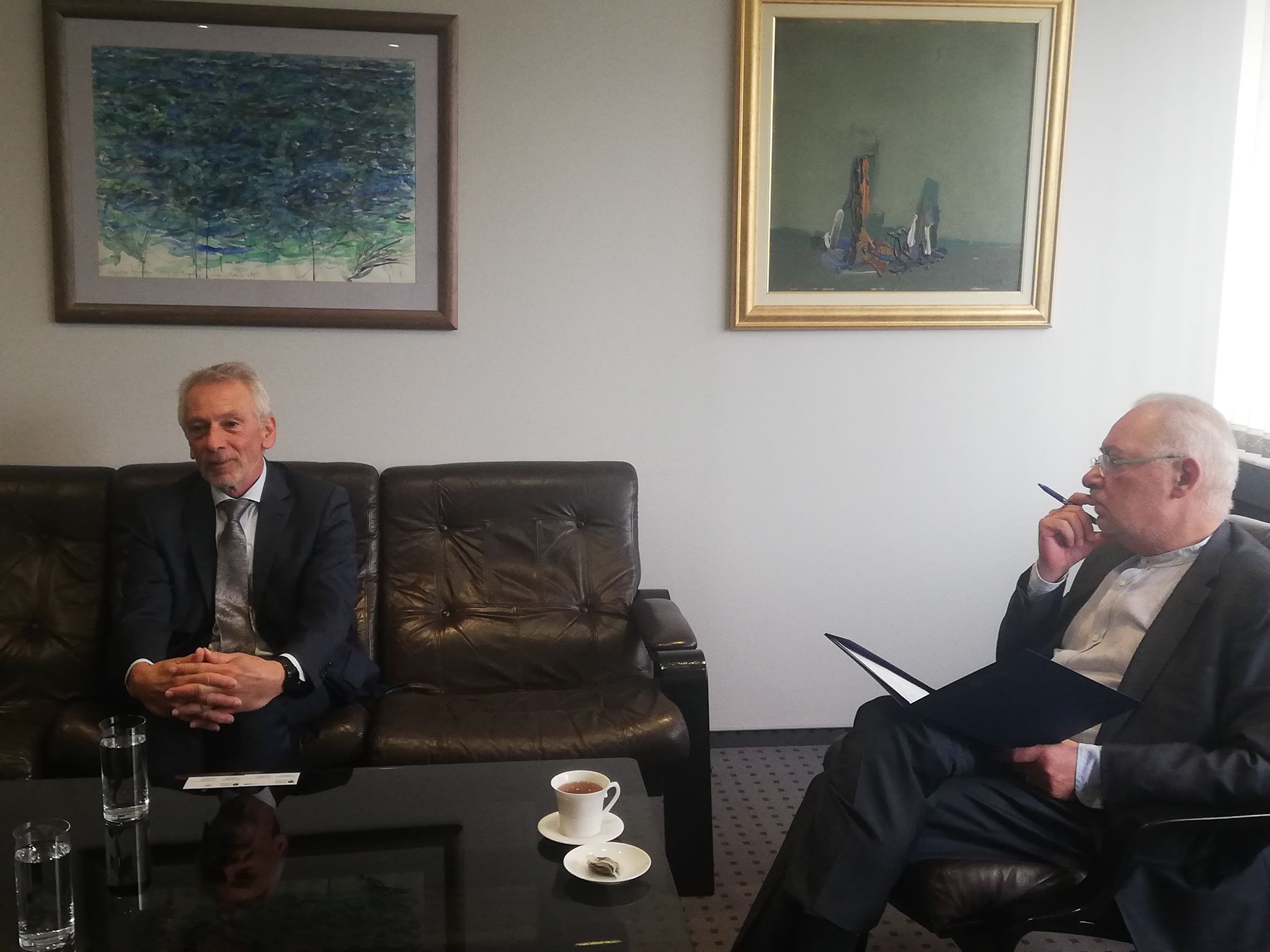 The new ambassador of Bulgaria to Belarus visits BIA